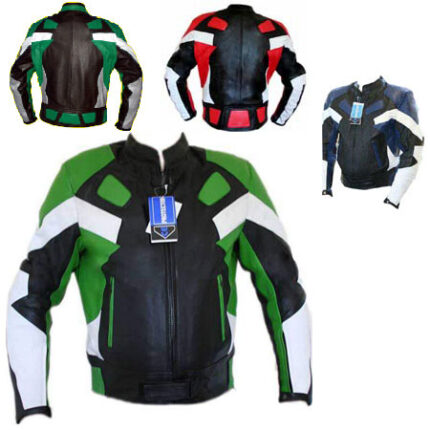 LEATHER MOTOR BIKE JACKET