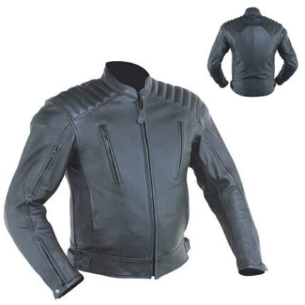 LEATHER MOTOR BIKE JACKET